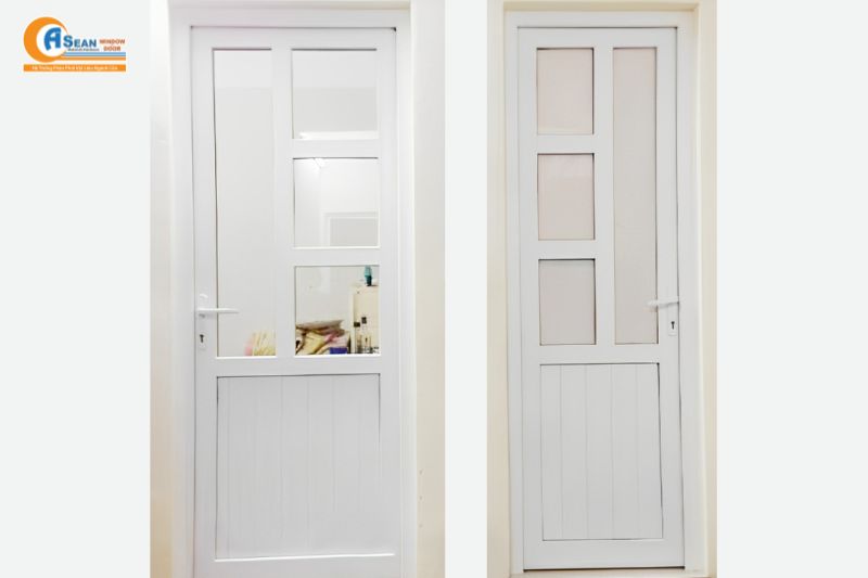 cửa nhôm cỏ 1 cánh