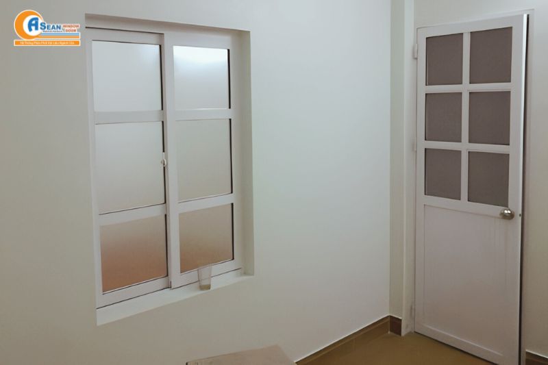 cửa nhôm cỏ 1 cánh