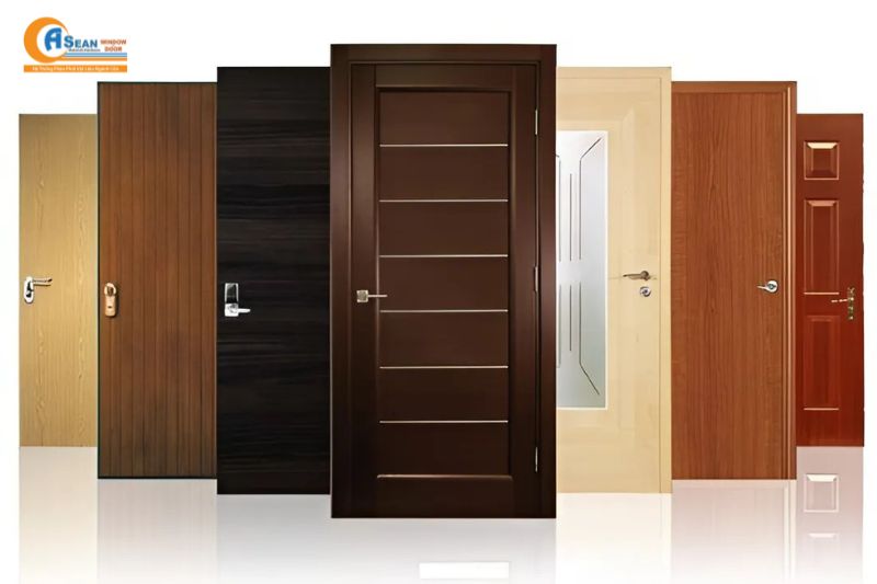 cửa nhôm giả gỗ 1 cánh
