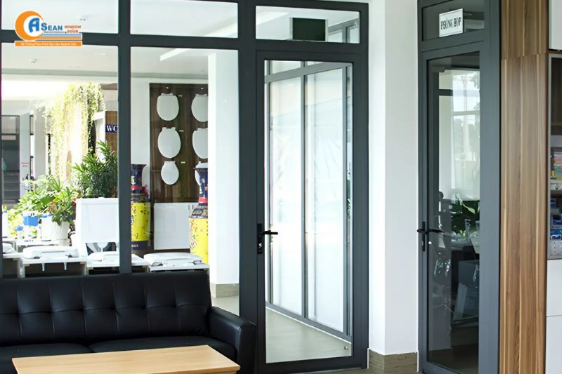 cửa nhôm hệ 1000 1 cánh