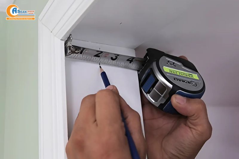 kích thước cửa chính 2 cánh