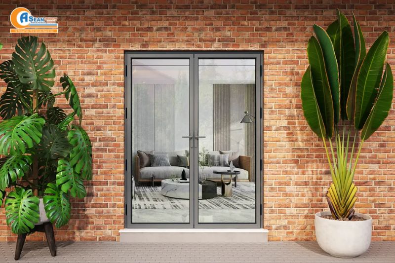 mẫu cửa nhôm 2 cánh đẹp nhất