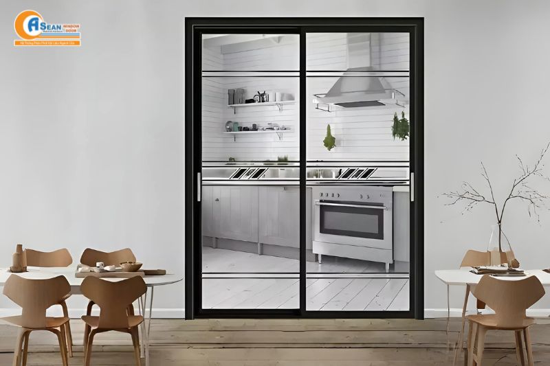 mẫu cửa nhôm 2 cánh đẹp nhất
