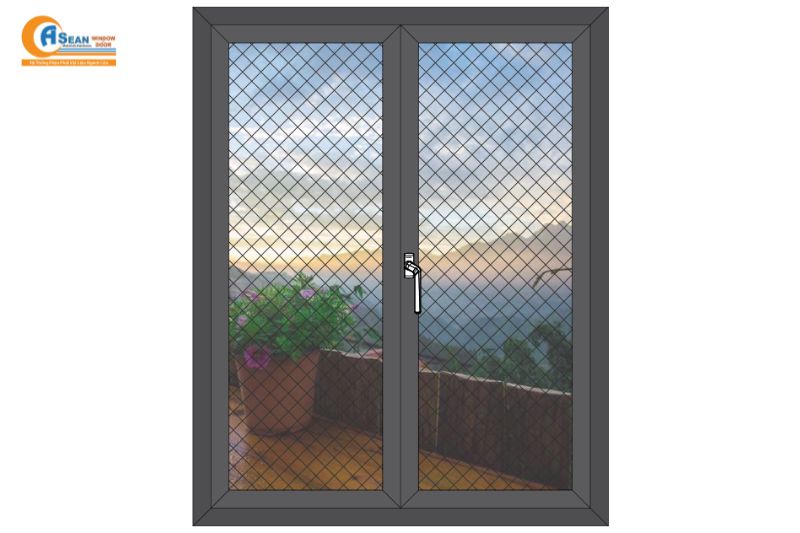 cửa sổ lùa 2 cánh