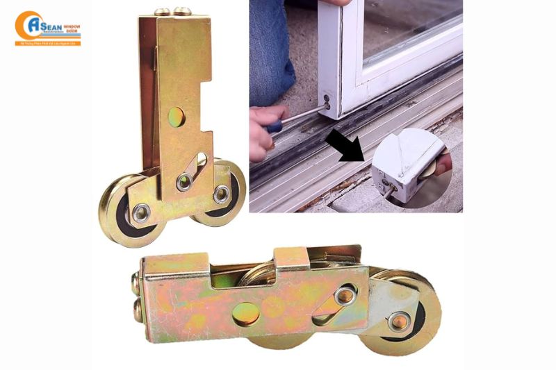 Bánh xe cửa lùa