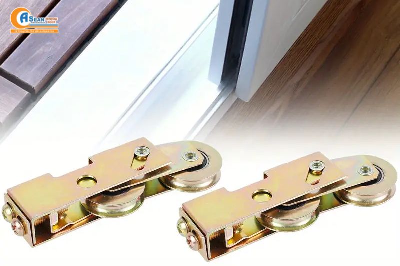Cách thay bánh xe cửa lùa nhôm