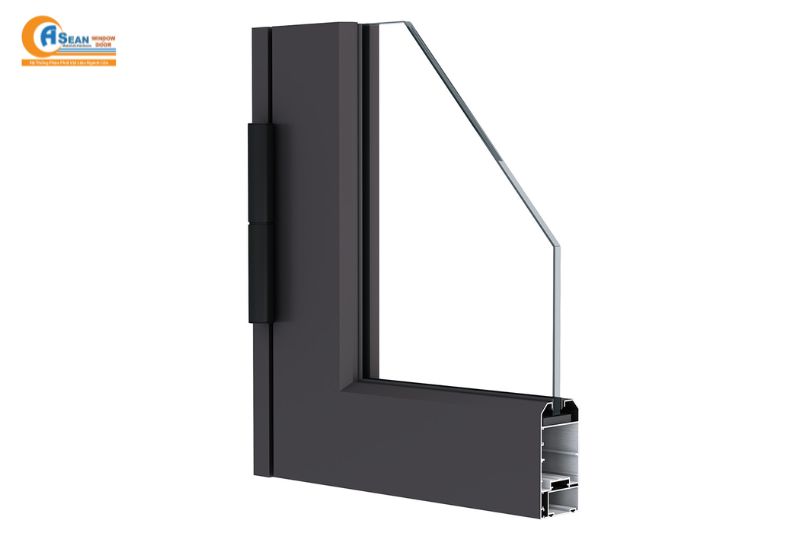 Công thức trừ cửa lùa hệ 55 vát cạnh