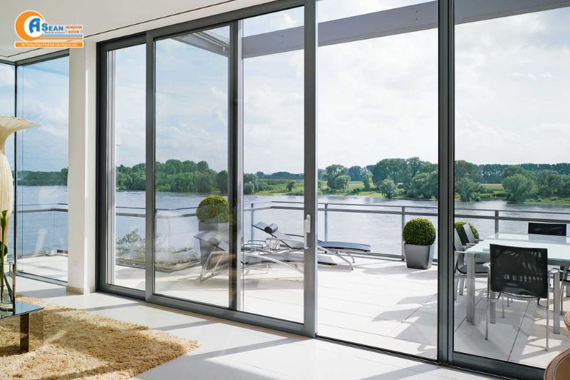 Công thức trừ cửa lùa hệ 55 vát cạnh