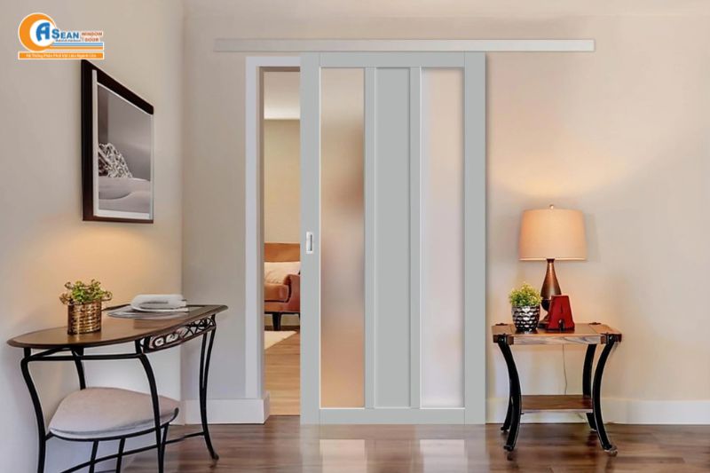 cửa đi lùa 1 cánh hệ 55