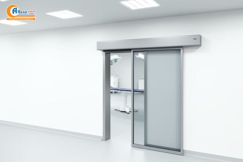 cửa đi lùa 1 cánh hệ 55