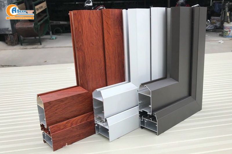 Cửa lùa hệ 55 vát cạnh