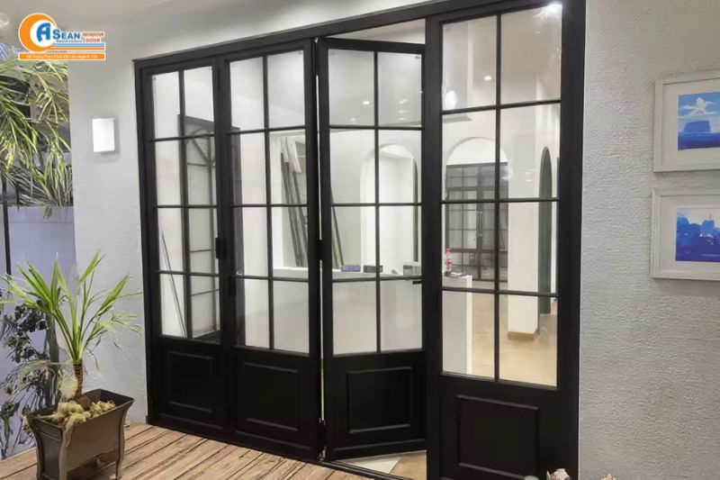 mẫu cửa nhôm 4 cánh đẹp nhất