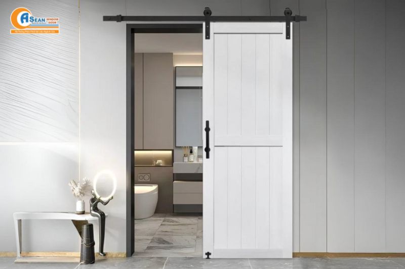 Cửa lùa nhà vệ sinh