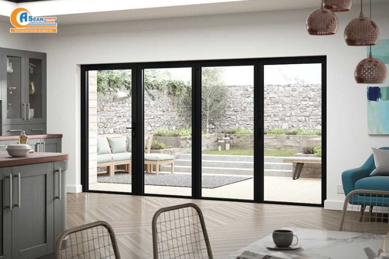 Cửa Nhôm Xingfa Màu Đen