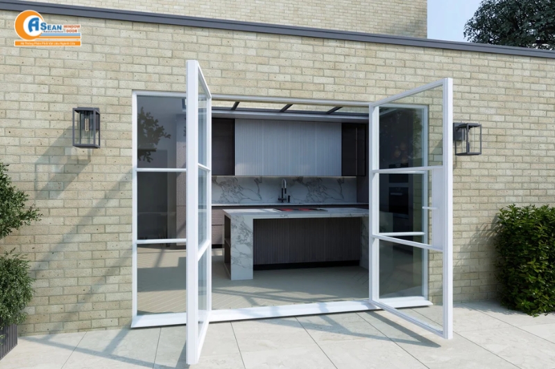 Cửa Nhôm Xingfa Màu Trắng