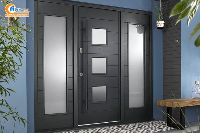 Cửa Nhôm Xingfa Màu Xám Ghi