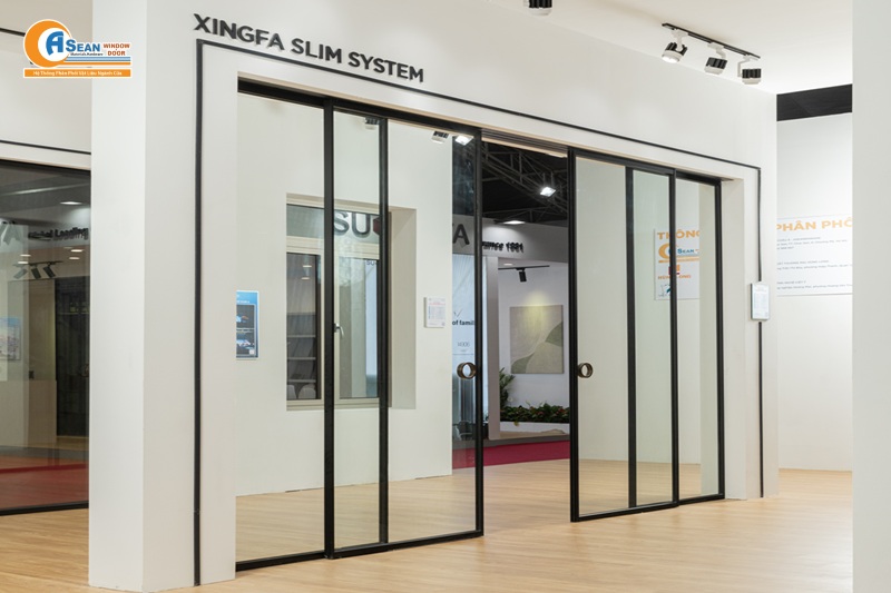 Cửa lùa nhôm Xingfa hệ 93