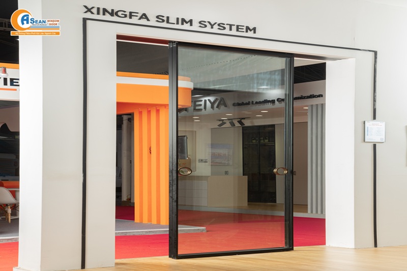 mẫu cửa sổ nhôm Xingfa 2 cánh