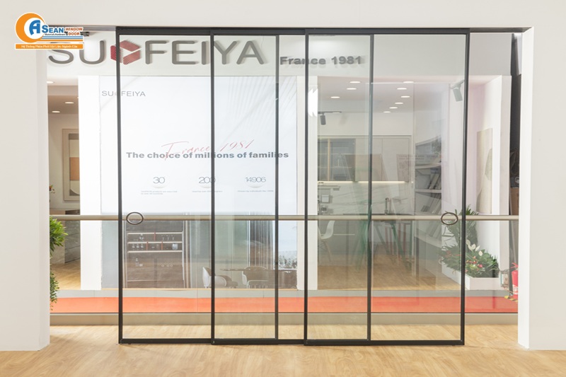 Ray cửa lùa nhôm Xingfa