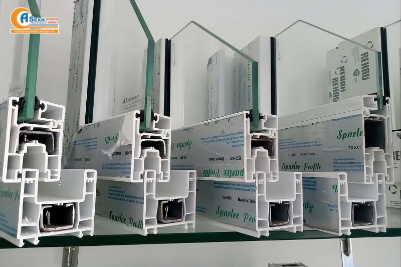 Cấu tạo cửa nhựa lõi thép