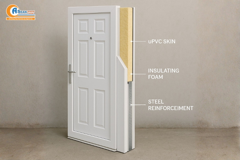 Cửa nhựa lõi thép uPVC