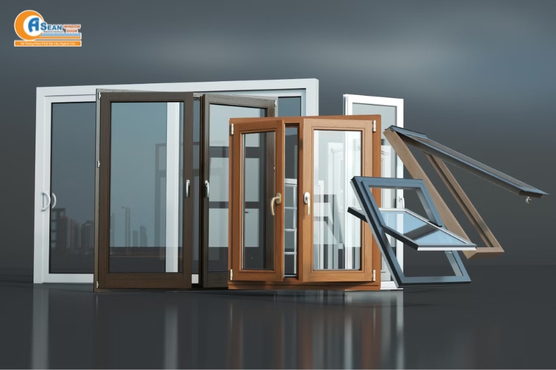 Giá cửa nhựa lõi thép