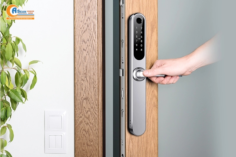 Khóa cửa nhựa lõi thép