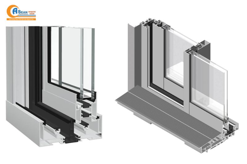 cửa lùa hệ 55 xingfa