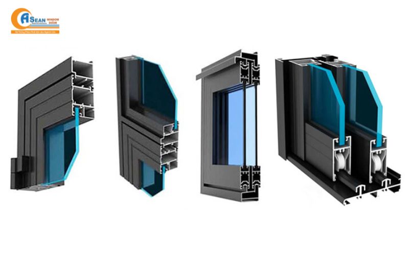 cửa nhôm hệ 55 bao nhiêu tiền 1m2