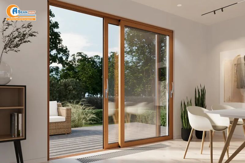 cửa nhôm xingfa kính cường lực