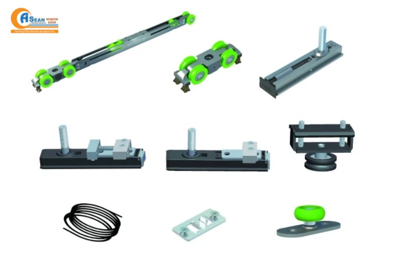 cửa sổ lùa 2 cánh hệ 55