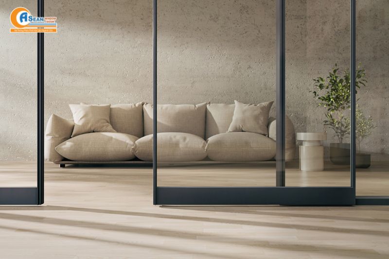giá cửa nhôm slim