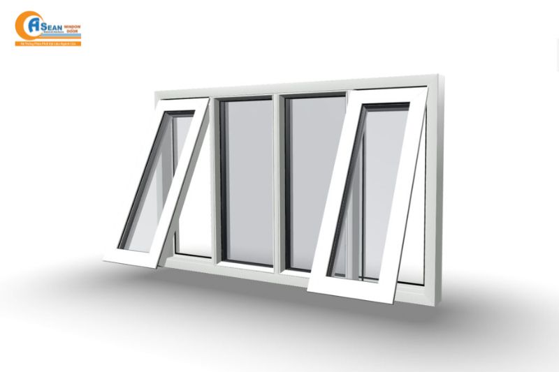 kích thước cửa sổ 4 cánh nhôm xingfa