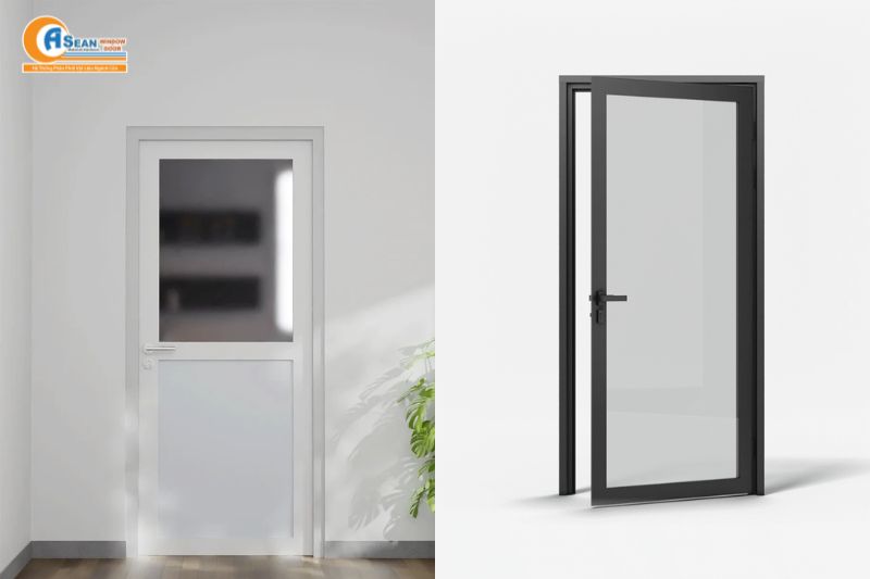 mẫu cửa nhôm kính giá rẻ