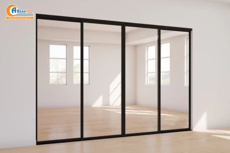 mẫu cửa nhôm kính giá rẻ