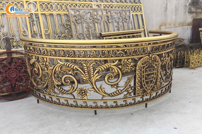 mẫu lan can nhôm đúc đẹp