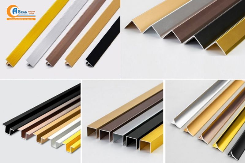 nẹp cửa nhôm Xingfa