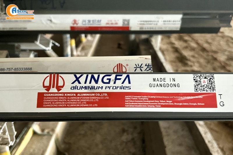 nhôm xingfa hệ 55 có mấy loại