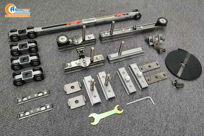 phụ kiện cửa sổ lùa xingfa hệ 55