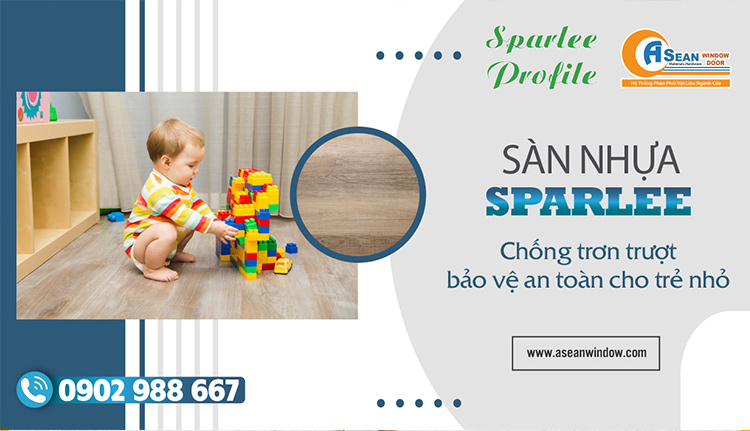 SÀN NHỰA VÂN GỖ HÈM KHÓA SPARLEE FLOOR
