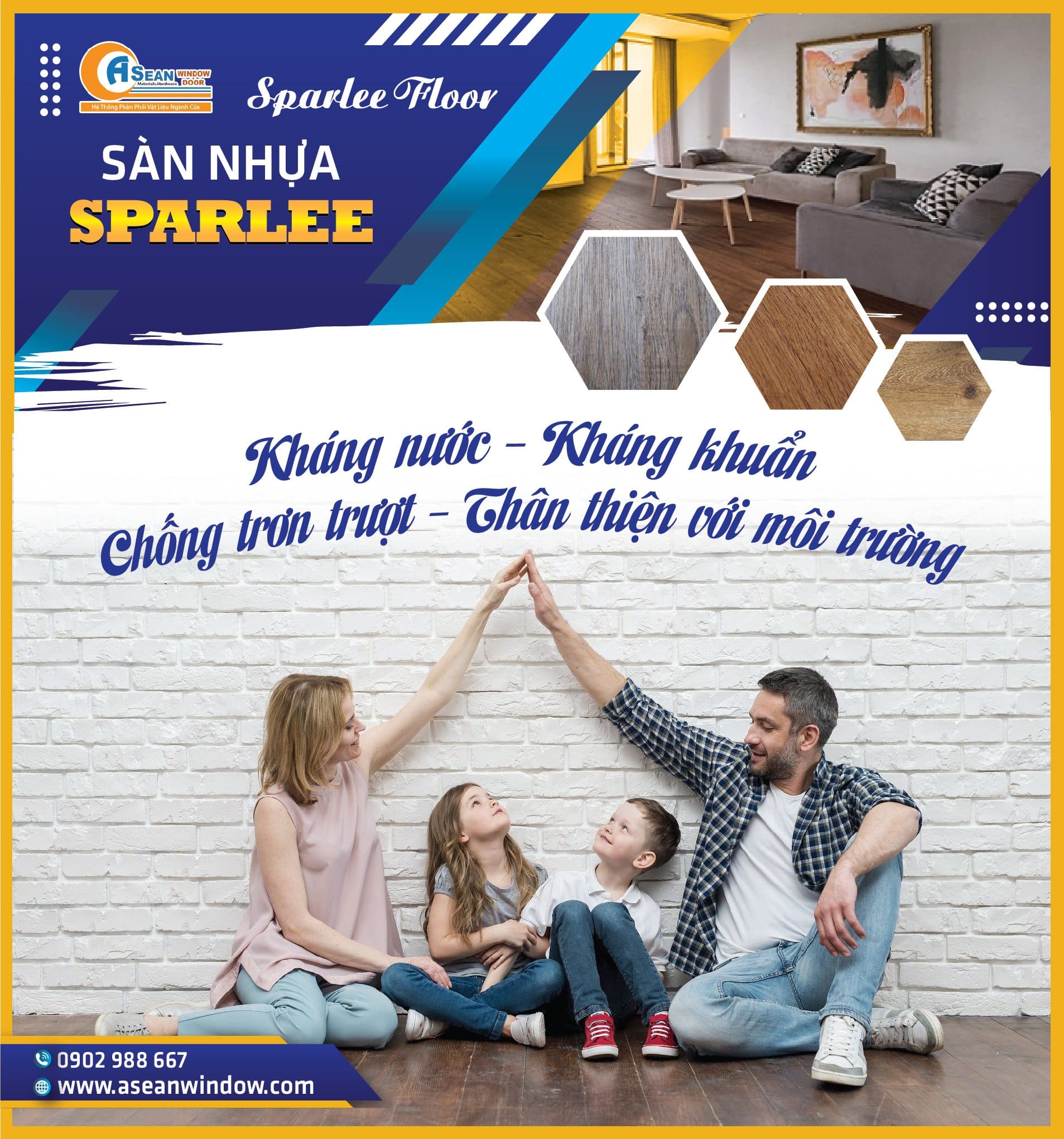 Sàn nhựa vân gỗ hèm khóa Sparlee Floor có những ưu điểm vô cùng tuyệt