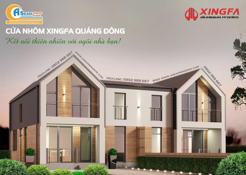 LỰA CHỌN NHÔM XINGFA QUẢNG ĐÔNG CHO CÁC CÔNG TRÌNH