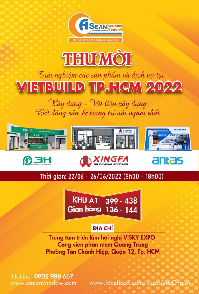 Thư mời tham gia triển lãm Quốc Tế Vietbuild TP HCM 2022 Lần 2