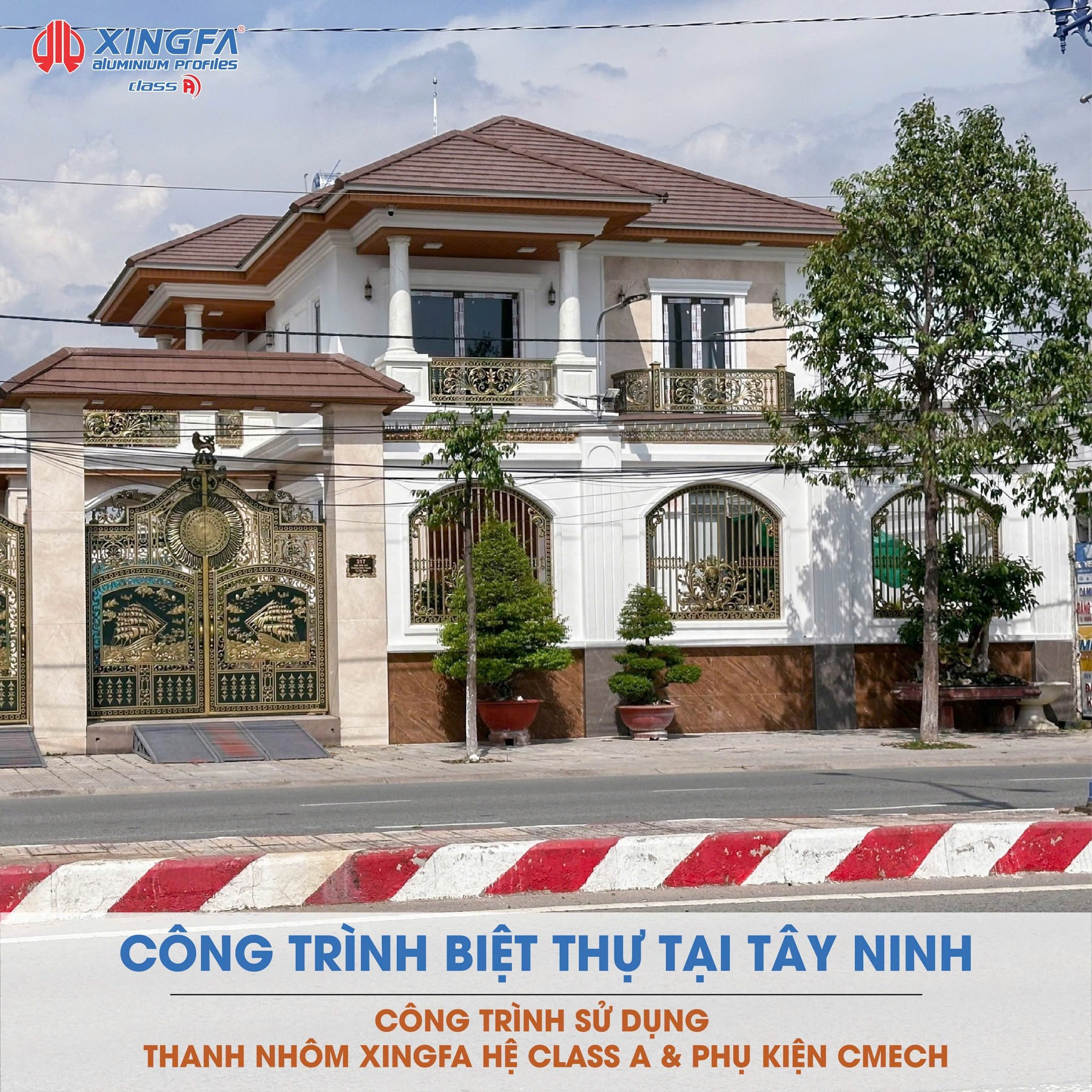 Thăng Hạng Đẳng Cấp Với Cửa Nhôm Xingfa Hệ Class A Tại Công Trình Biệt Thự Tại Tây Ninh