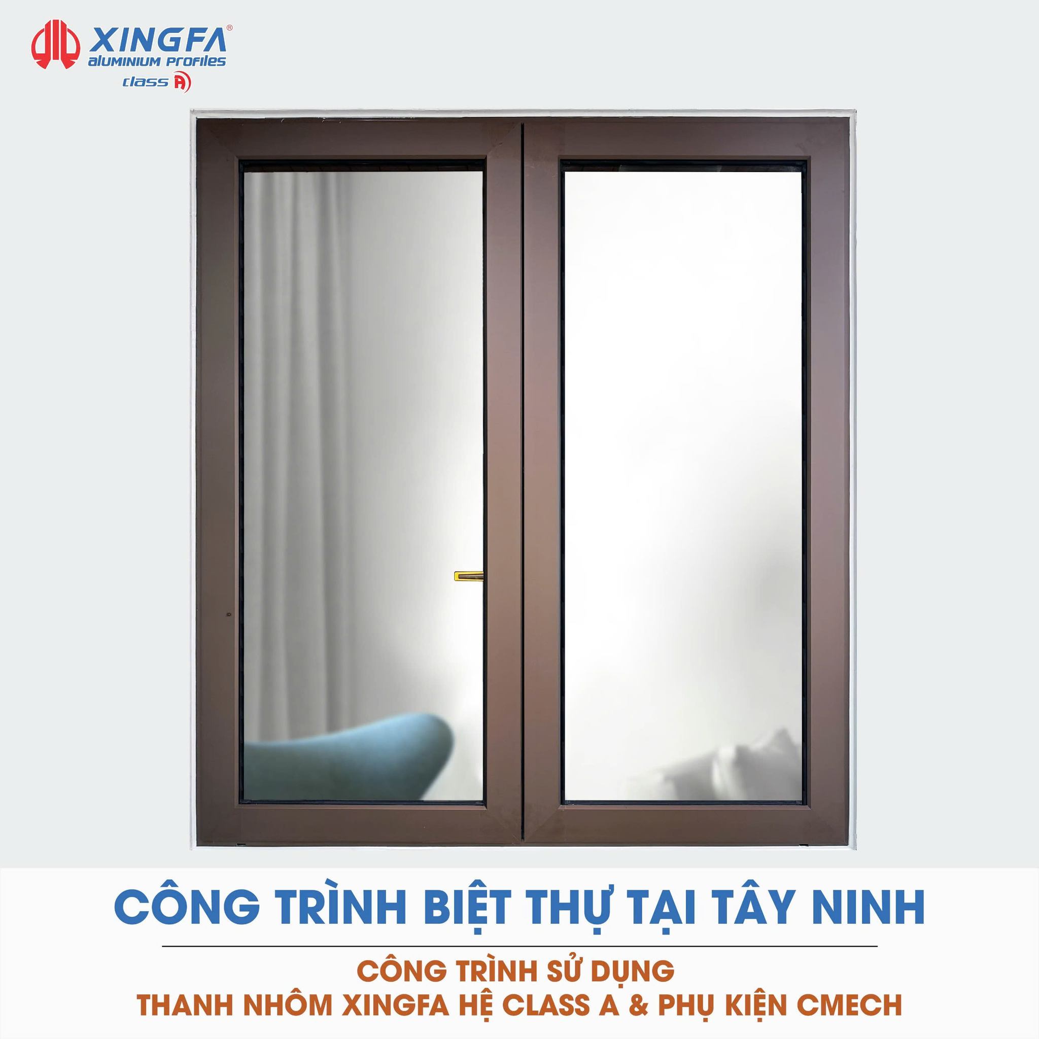 Thăng Hạng Đẳng Cấp Với Cửa Nhôm Xingfa Hệ Class A Tại Công Trình Biệt Thự Tại Tây Ninh