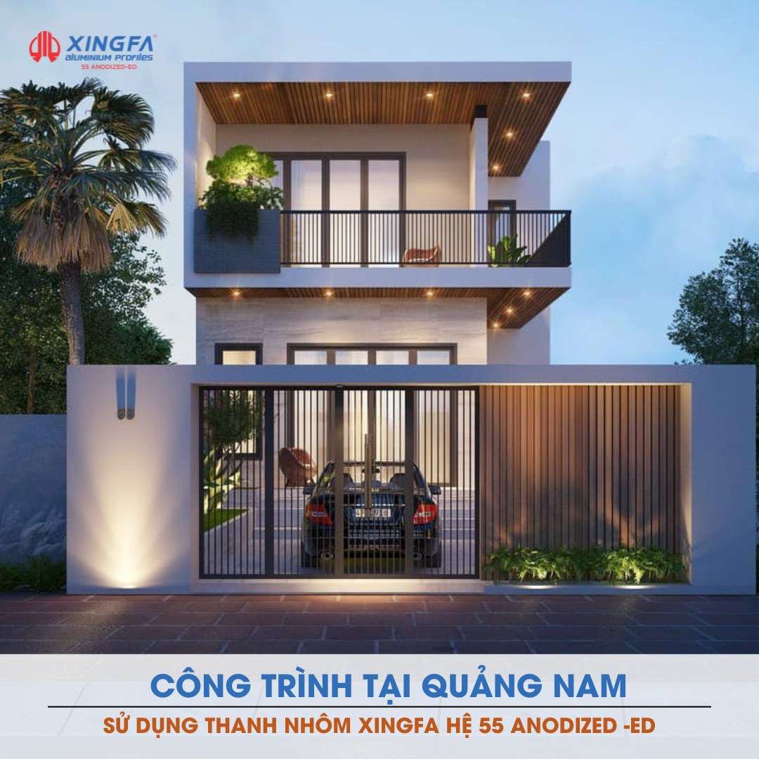 Nhôm Xingfa Hệ 55 Anodized - ED