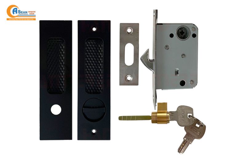 khóa cửa lùa 2 cánh