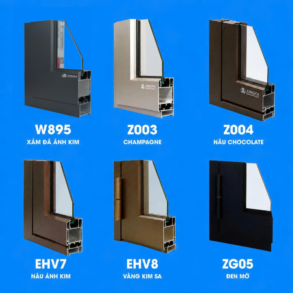 Xingfa Class A: Nhôm Xingfa cao cấp, bền đẹp